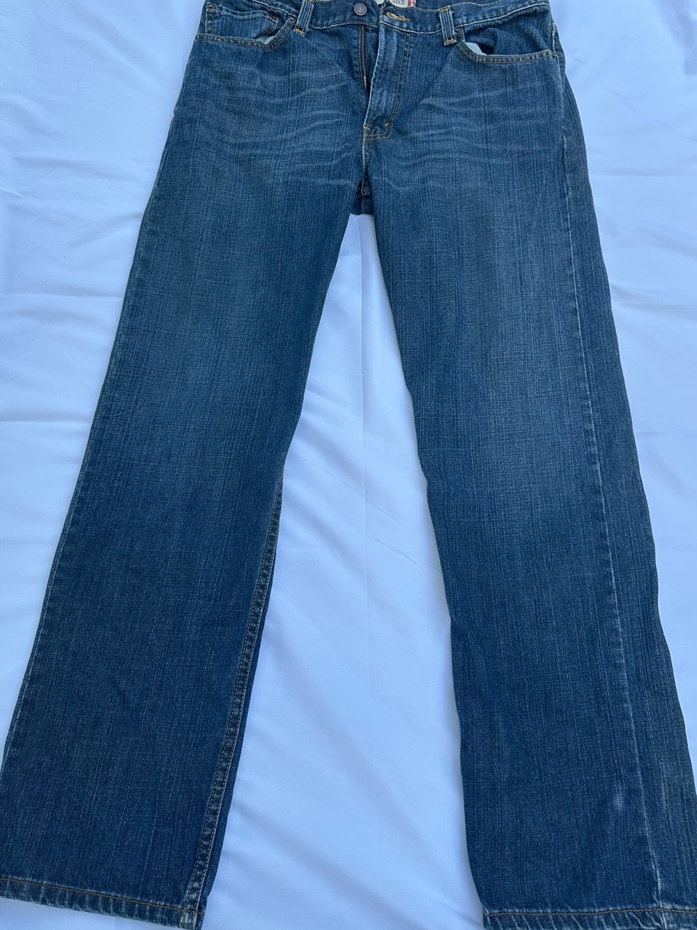 Levi’s 505 Men’s Jeans W34 L32 Regular Fit Straight Leg Blue Denim